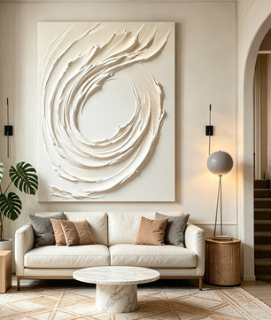 Abstract hand-drawn painting