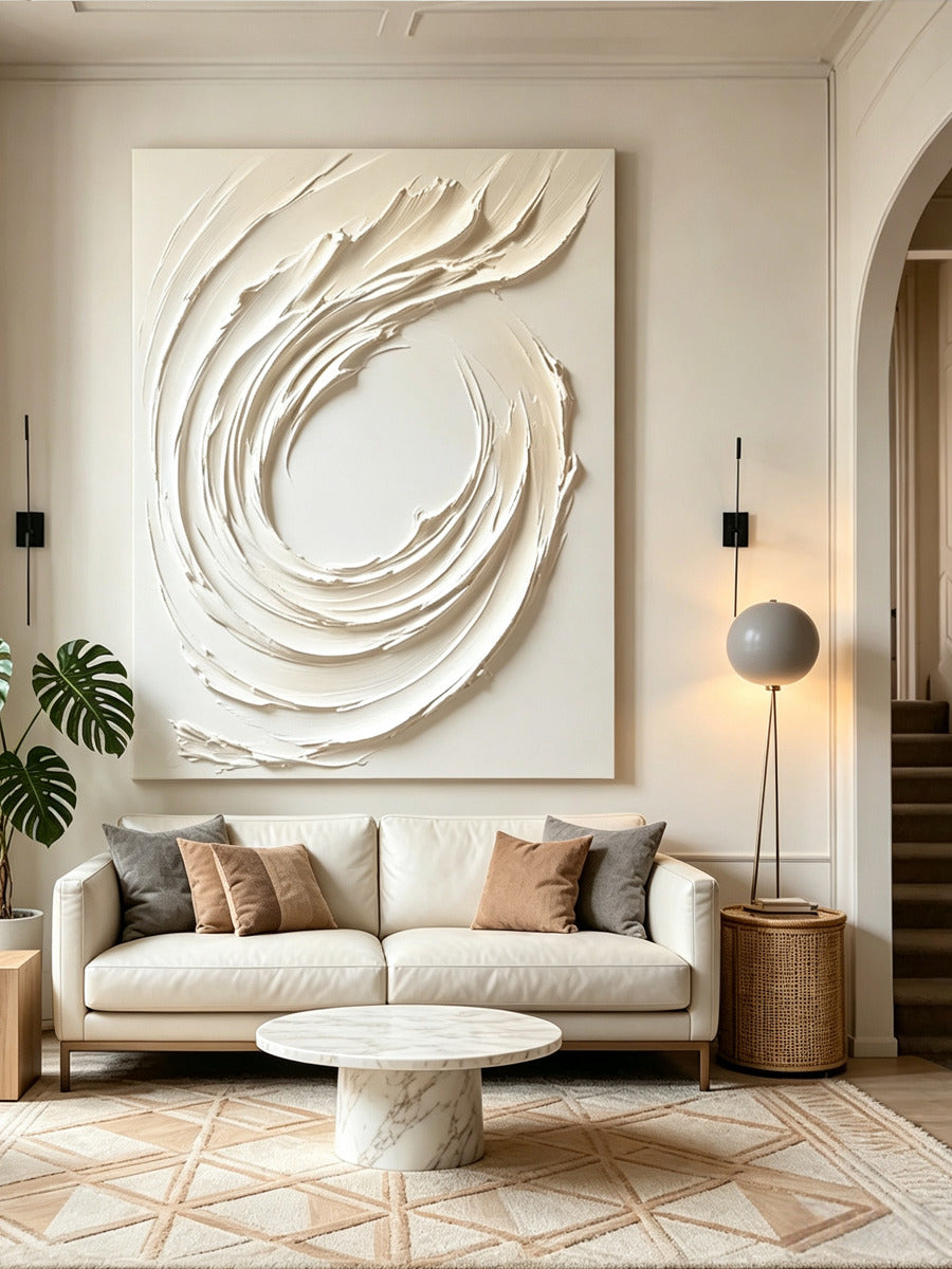 Abstract hand-drawn painting