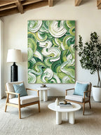 Abstract hand-drawn painting
