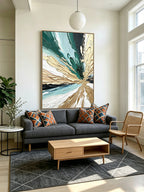 Abstract hand-drawn painting
