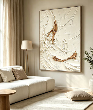 Abstract hand-drawn painting