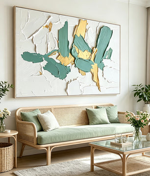 Abstract hand-drawn painting——minimalism style