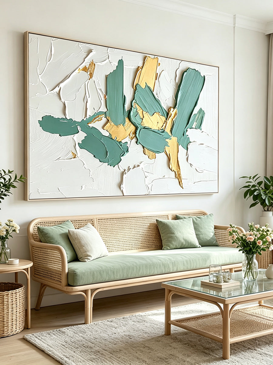 Abstract hand-drawn painting——minimalism style