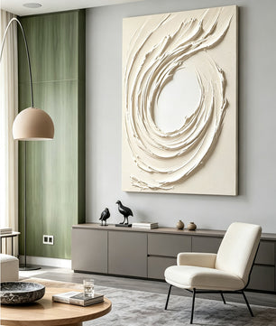 Abstract hand-drawn painting