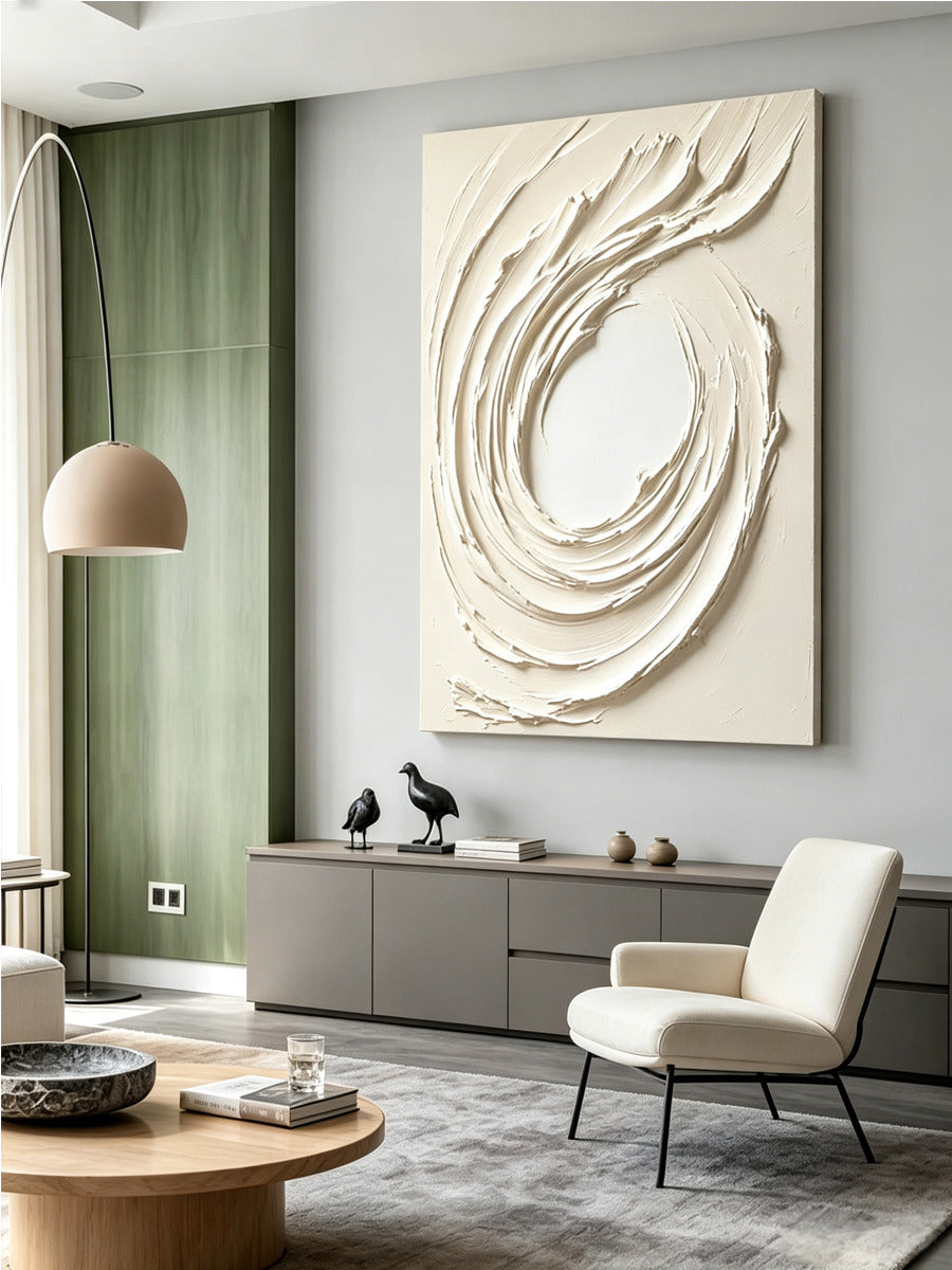 Abstract hand-drawn painting