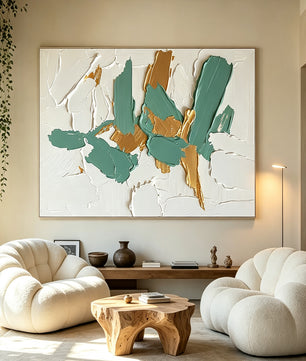 Abstract hand-drawn painting——minimalism style