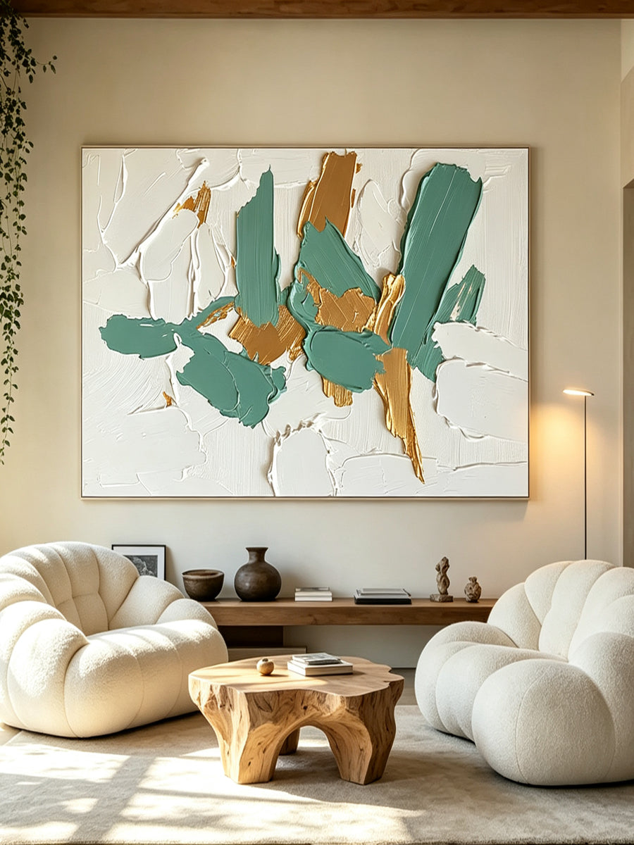 Abstract hand-drawn painting——minimalism style
