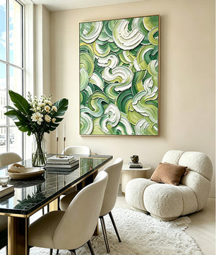 Abstract hand-drawn painting