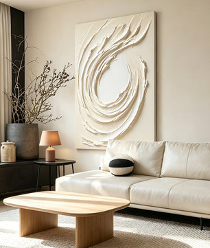 Abstract hand-drawn painting