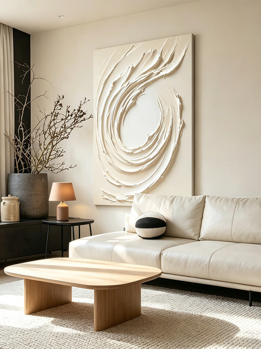 Abstract hand-drawn painting