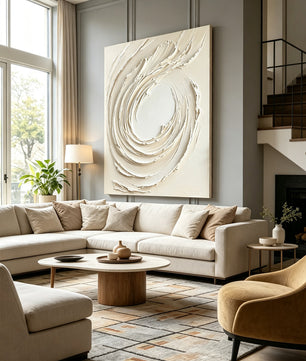 Abstract hand-drawn painting