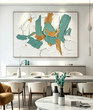 Abstract hand-drawn painting——minimalism style