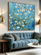 Reproduction version – purely hand-drawn apricot blossoms