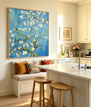 Reproduction version – purely hand-drawn apricot blossoms