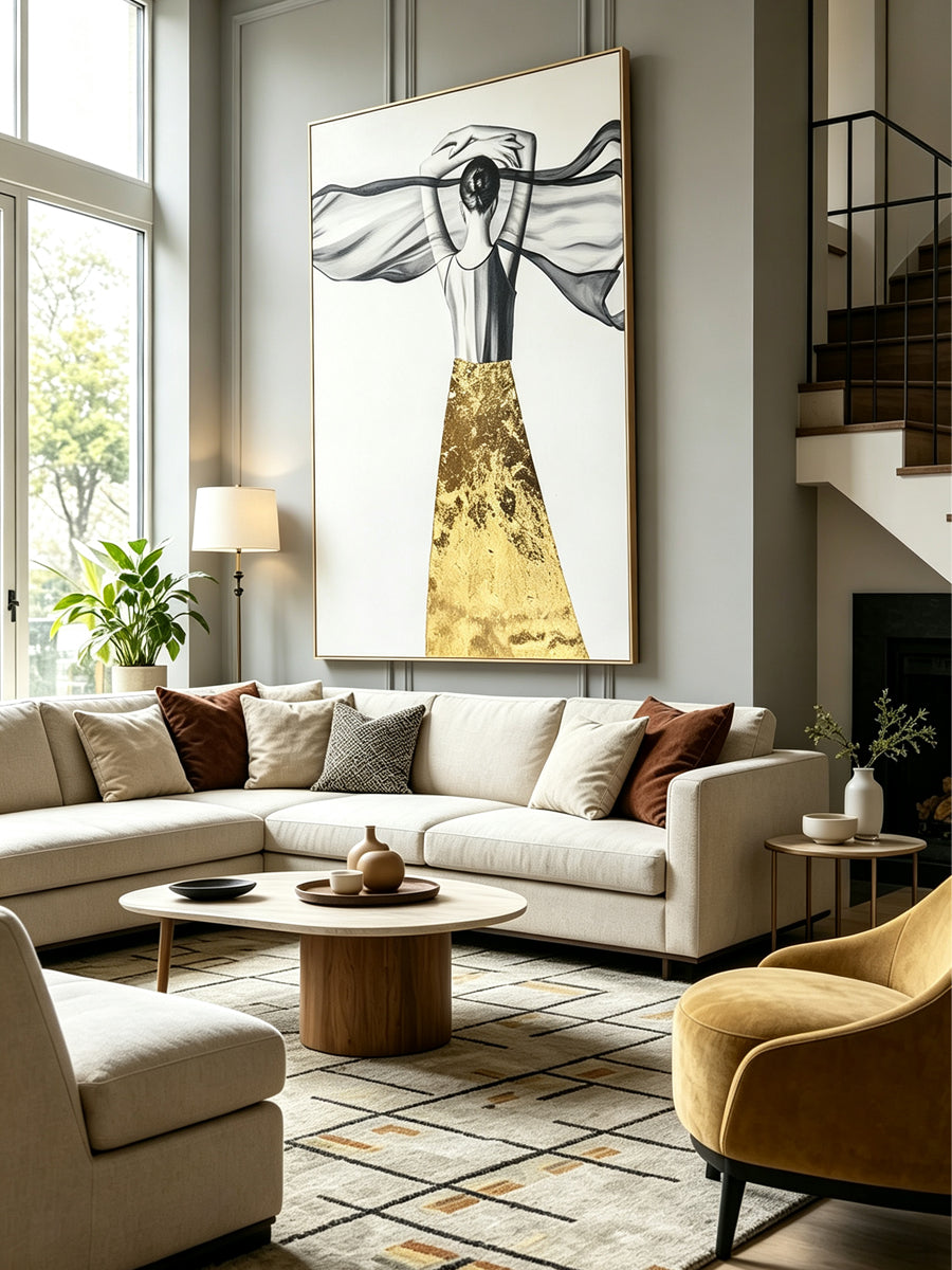 Abstract Figure Wall Art