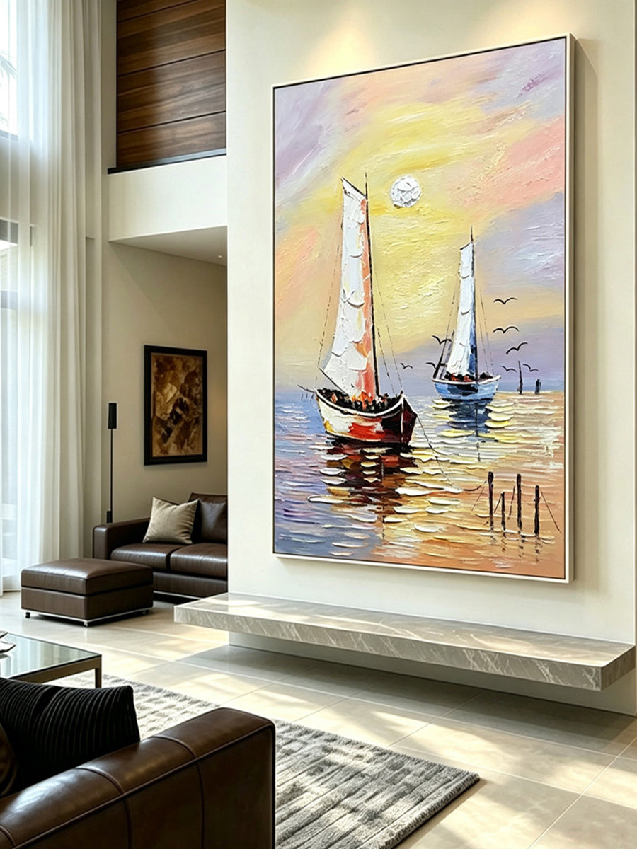 Smooth sailing – Sea View Painting