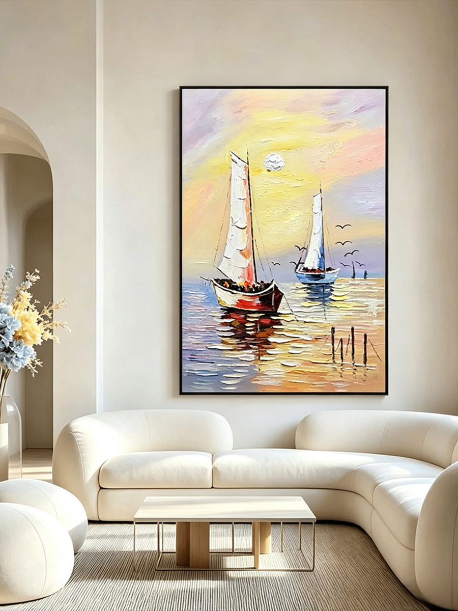 Smooth sailing – Sea View Painting