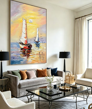 Smooth sailing – Sea View Painting