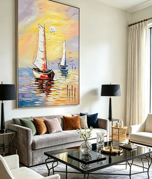 Smooth sailing – Sea View Painting