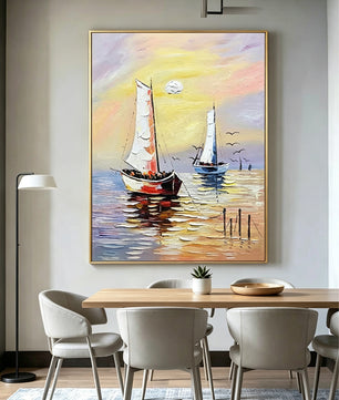 Smooth sailing – Sea View Painting
