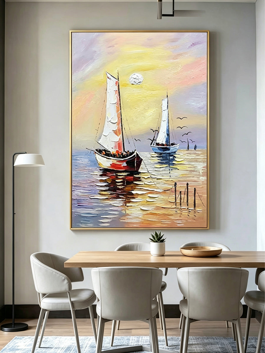 Smooth sailing – Sea View Painting