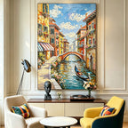 Water Venice Hand-painted Artwork